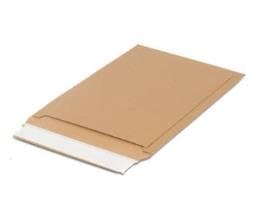 Borsa per spedizione 245x345x30mm marrone, con chiusura autoadesiva