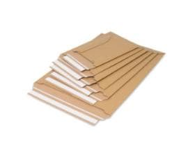 Buste postali marroni con chiusura autoadesiva, dimensioni interne 290 x 400 x 50 mm