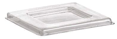 Coperchio in rPET trasparente, 65 x 65 mm, adatto al contenitore Minerva (Art. P392T)
