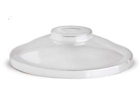 Coperchio in plastica (PS) trasparente, ø 75 mm, altezza 20 mm, adatto per