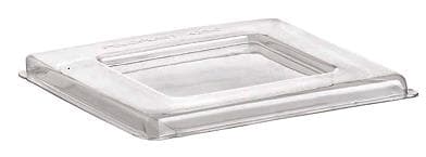 Coperchio in rPET trasparente, 50 x 50 mm, compatibile con il contenitore Cupido (Art. P420T)