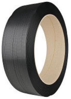 Ruban de cerclage PP 2 000 m, noir 12,7 x 0,73 mm, diamètre intérieur du noyau 406 mm