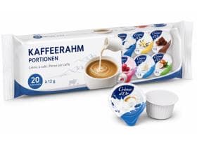 Sachets de crème pour café 20 x 12 g traités UHT - peut être stocké sans réfrigération