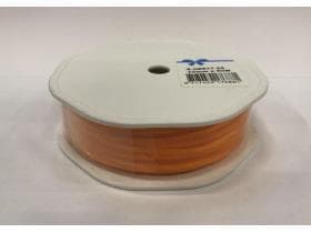 Nastro in organza satinata con bordo 10 mm, 50 metri lineari, arancione