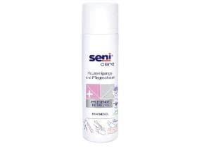 Schiuma detergente e lenitiva per la pelle senza acqua, per pelli sensibili.
