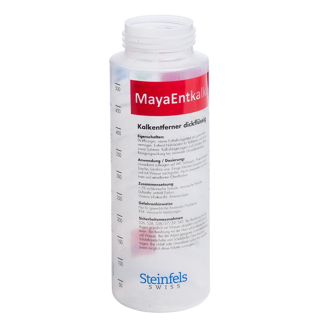 Flacone dosatore MayaDescaler 500ml senza tappo (spesso)