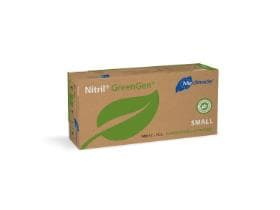 Guanti in nitrile Meditrade Nitril® GreenGen®, biodegradabili, verdi,