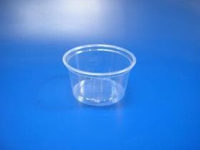 Saucer 150 ml, rond transparent ø 101 mm, hauteur 34 mm