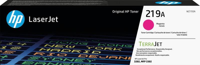 Toner a colori HP, Toner magenta HEWLETT-PACKARD, 219A, circa 1200 pagine, 1 pezzo.