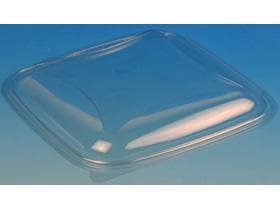 Deckel quadratisch zu Salatschale 125 x 125 x 17 mm, transparent