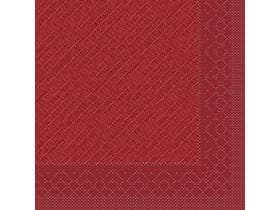 Servietten 4-lagig, 40 x 40 cm, 1/4 Falz, "UNI" bordeaux