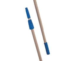 Aluminium Teleskopstangen mit Kraftgrif- fen, stufenlos verstellbar, 2-teilig