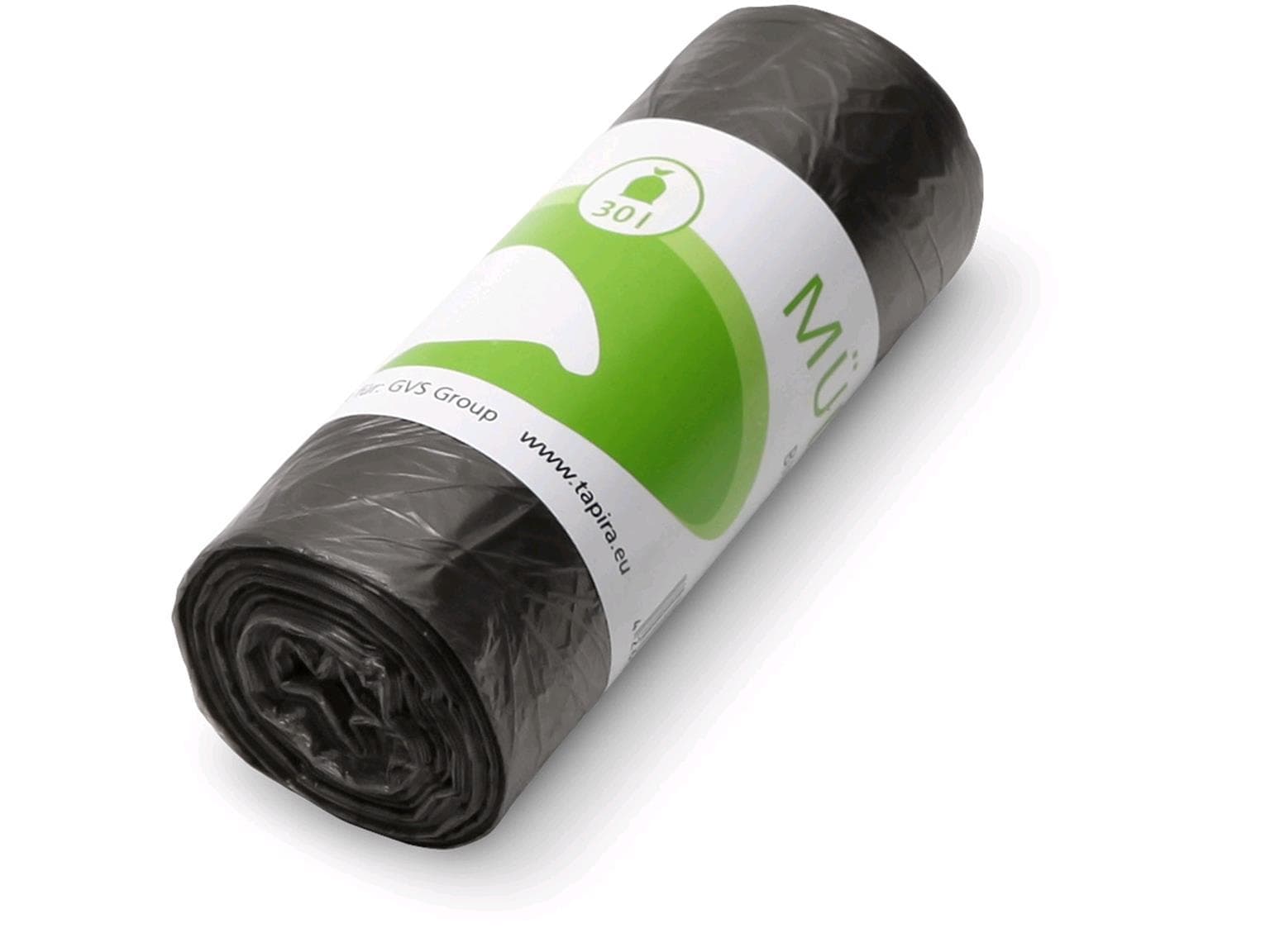 Einlagebeutel Tapira Pur HDPE 30 lt 490 x 600 mm, 5 my, grau