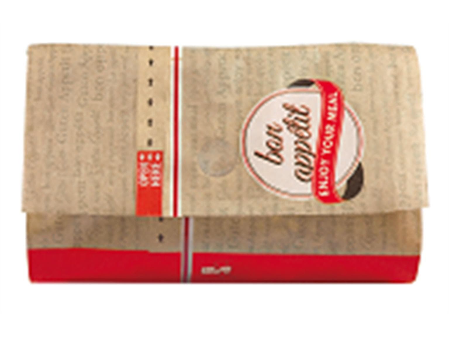 Snack-Bag (Pure Paper), Pergamentersatz braun 40 gm2, fettdicht, Grösse M,