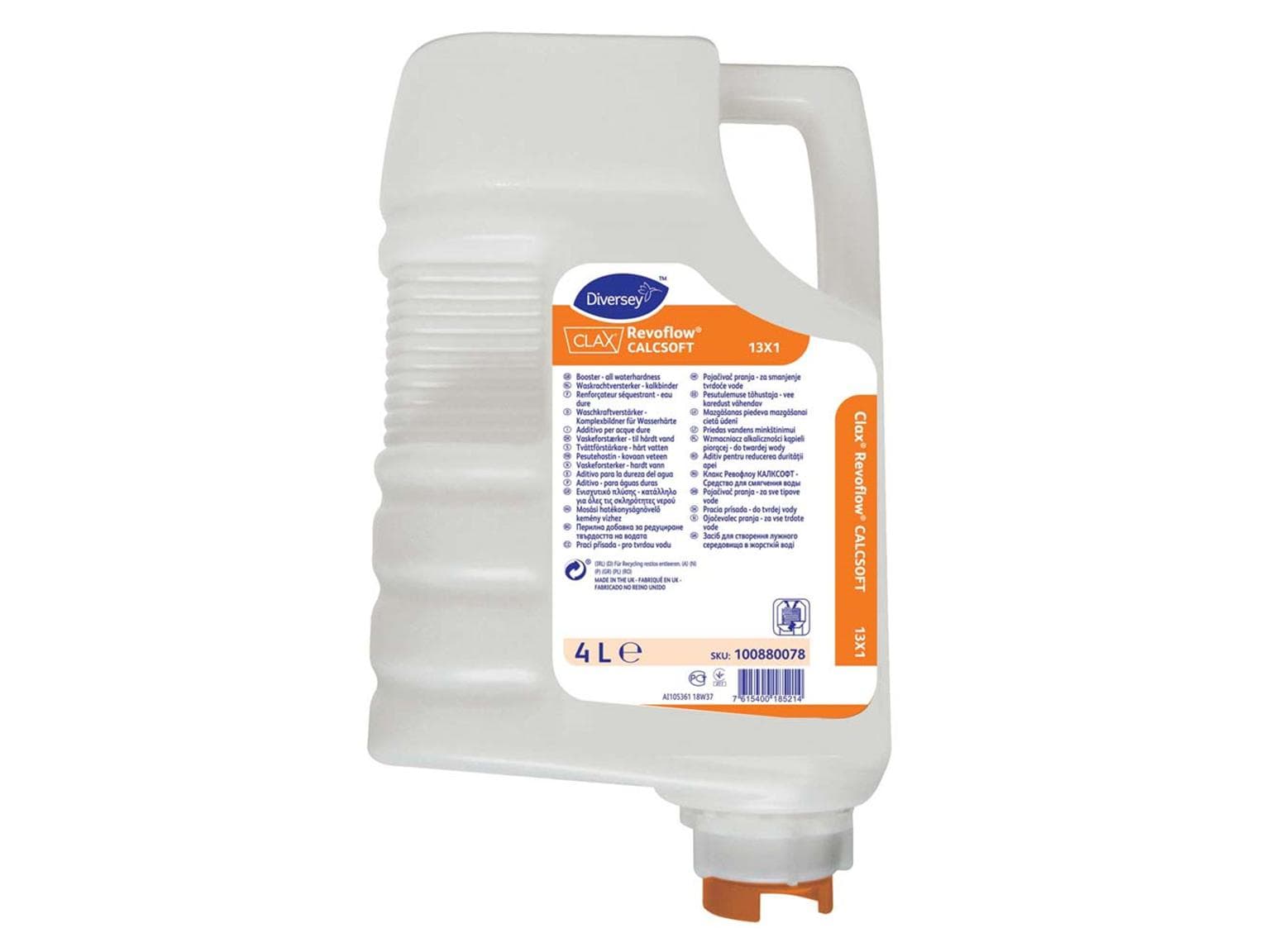 Waschkraftverstärker CLAX Revoflow Calcsoft 13X1, 3 x 4L Kartusche