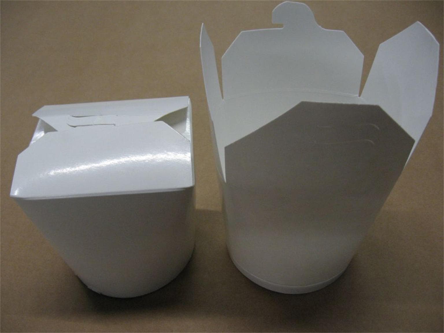 Food-Box weiss, rund 500 ml (16 oz) mikrowellentauglich, für Lebensmittel