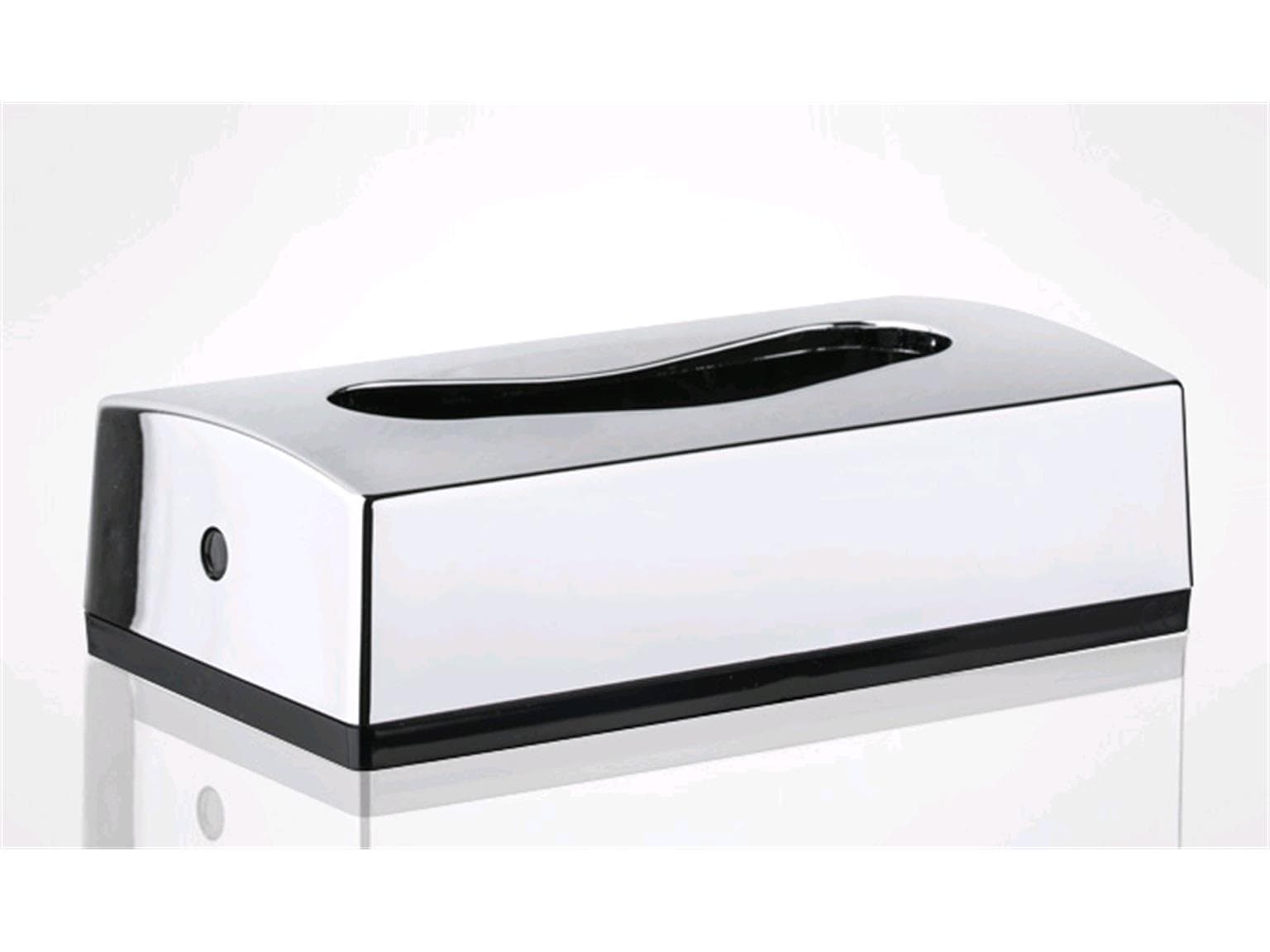 Halter für Kosmetiktücher, verchromt Wand- oder Standmodel, 270 x 140 x 70 mm