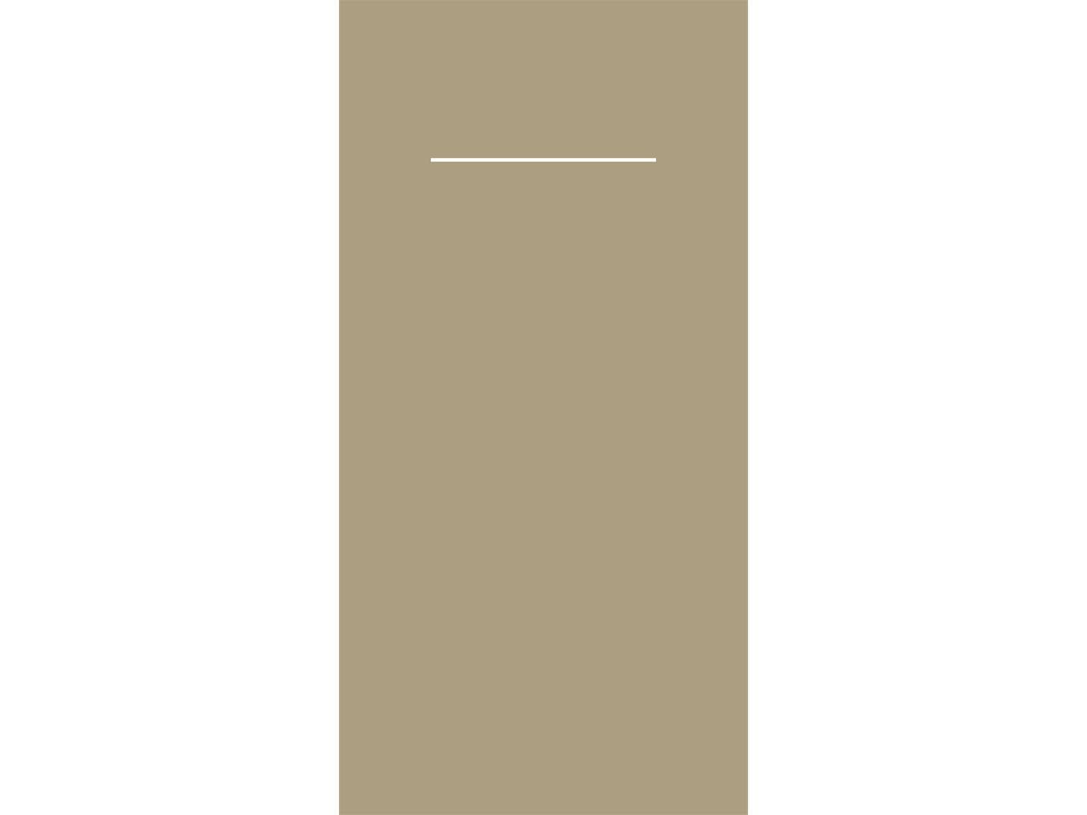 Besteckserviette Airlaid, 40 x 40 cm, 1/8 Falz, beigegrau