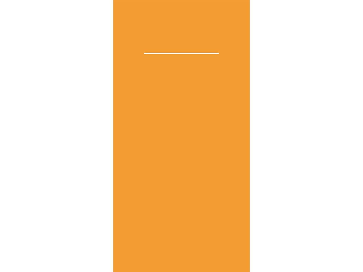 Besteckserviette Airlaid, 40 x 40 cm, 1/8 Falz, curry