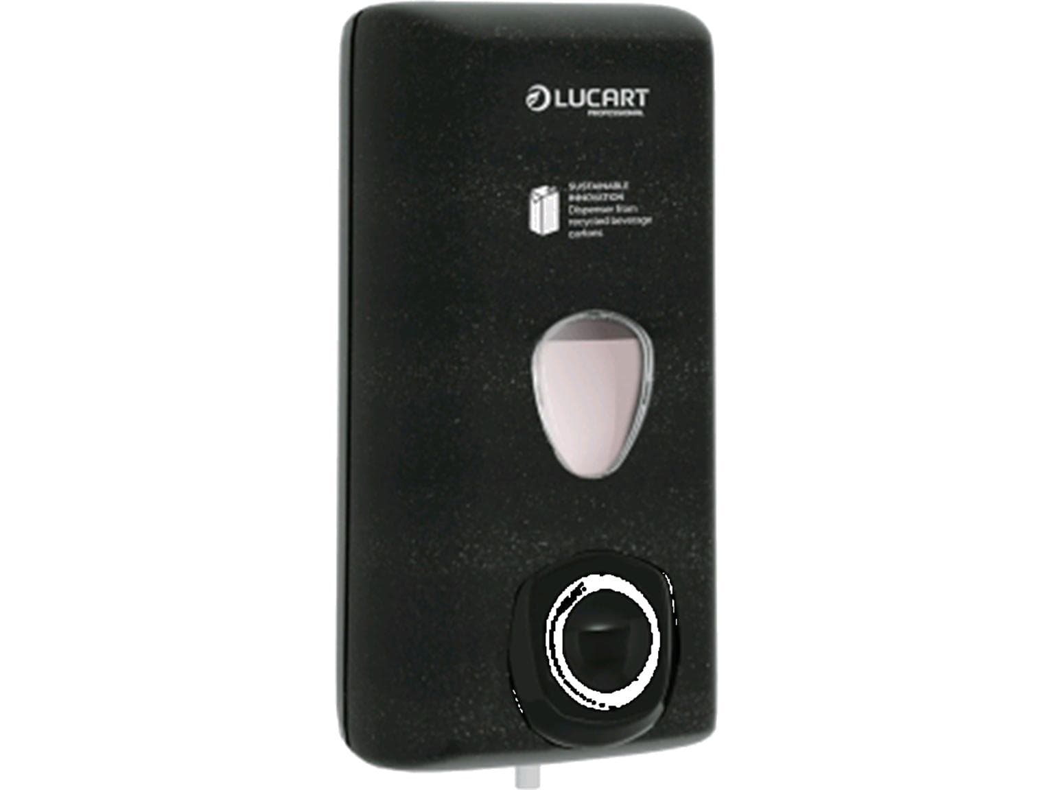 Seifenspender EcoNatural, schwarz, 216 x 102 x 90 mm, 550 ml