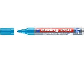 edding Boardmarker 250 hellblau Rundspitze 1,5-3 mm, Whiteboardmarker
