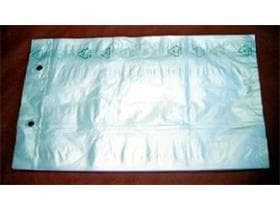 Abrissbeutel aus HDPE 200 x 300 mm, 10my, transparent, geblockt