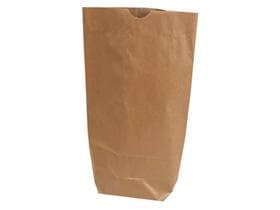 Kreuzbodenbeutel Kraft braun enggerippt 70 gm2, 23 x 37 cm, 2.5 kg, unbedruckt,