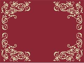 Tischset Airlaid 60 gm2, 40 x 30 cm bordeaux-creme, "POMP"