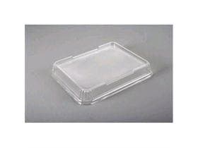 Deckel transparent APET, 227 x 178 mm, Dom, zu CPET Menuschalen 502042 +