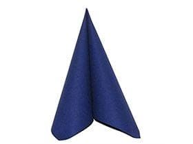Servietten Airlaid, 40 x 40 cm, 1/4 Falz, royalblau