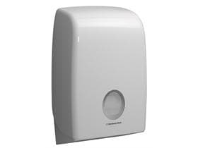 Falthandtuchspender Aquarius weiss H 39.9 x B 26.5 x T 13.6 cm, für Falt-