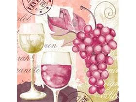 Servietten Airlaid, 40 x 40 cm, 1/4 Falz, "LA BODEGA"