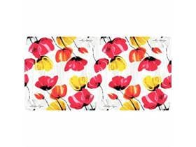 Tischläufer Airlaid, 40 cm x 24 lfm, Ivonne (Himalaya Poppies grau)