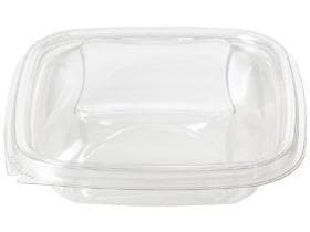 Salatschalen quadratisch, 750 ml, 190 x 190 x 40 mm, transparent