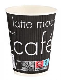 Kaffeebecher"Riffle" 2 dl, dreiwandig und perfekt isolierend, mit geriffelter