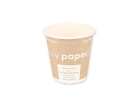 Kaffeebecher "Only Paper" 1.5 dl, Pappe, plastikfrei, Ø 8 cm, einwandig,