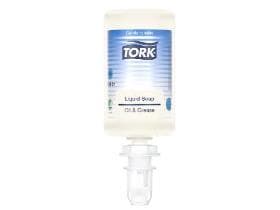Fettlösende Flüssigseife, Tork Premium (S4), 1000 ml, transparent,unparfümiert,