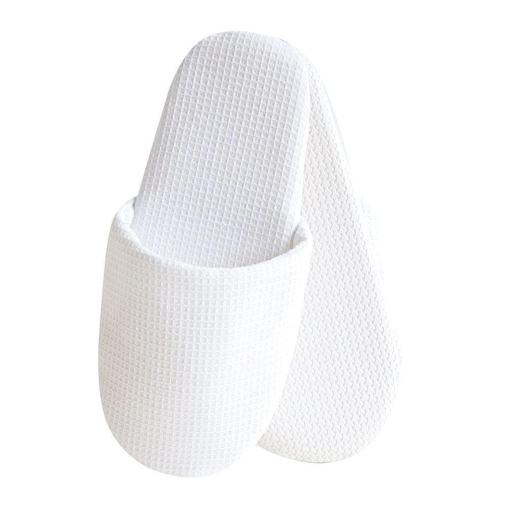 Slipper "Cotton", Baumwolle mit PVC- Sohle, geschlossen, nicht waschbar,