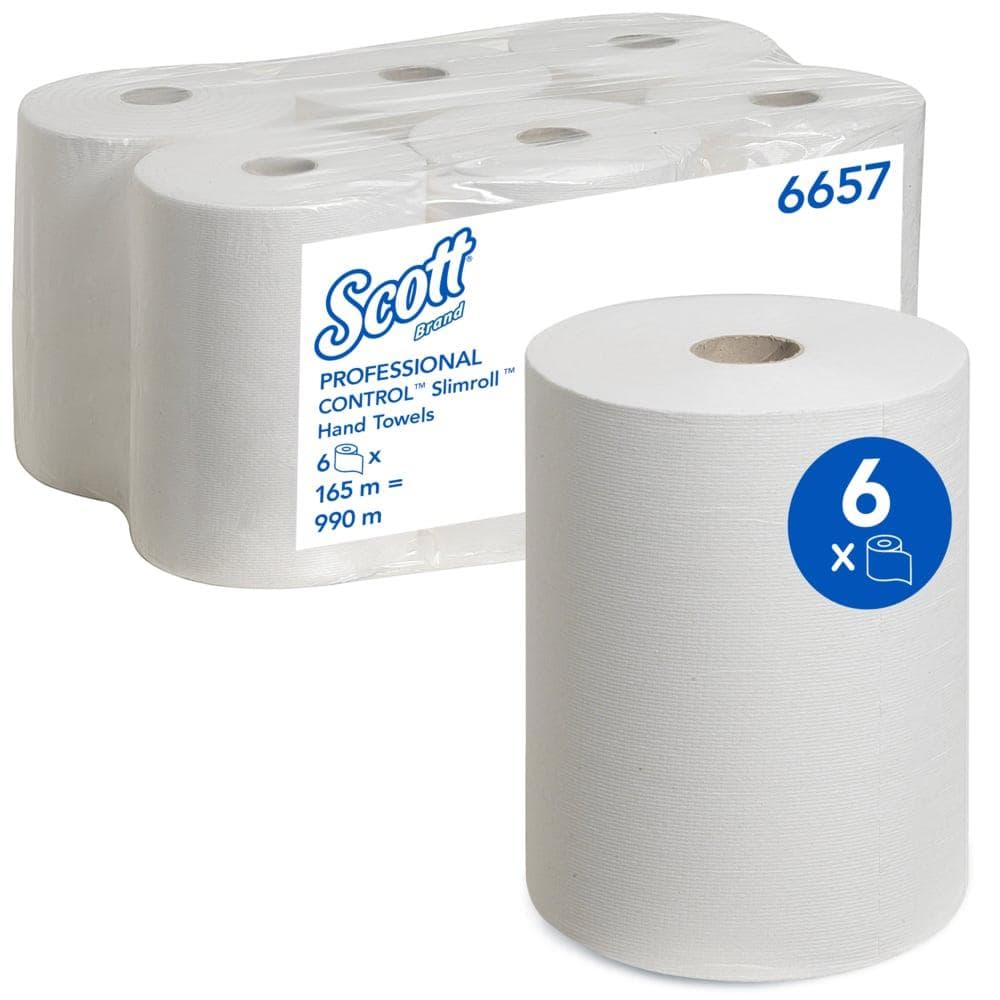 Rollenhandtücher zu Slimroll-Spender SCOTT weiss, 1-lagig, AIRFLEX Material