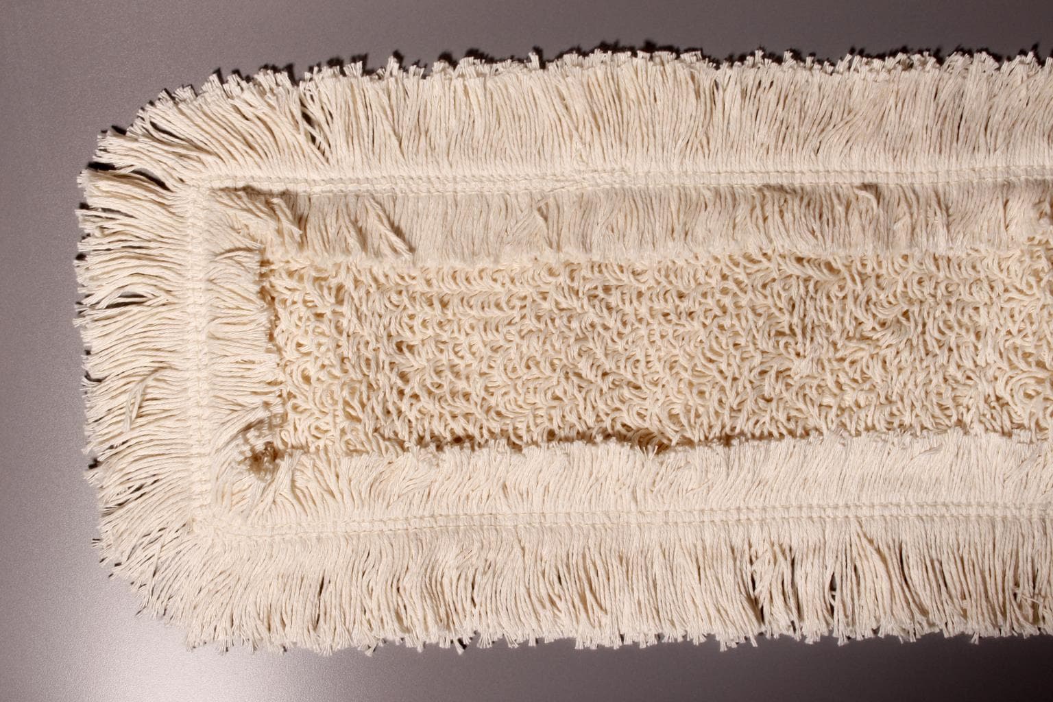 mastermop® offen, 40 cm blaues Band Schlingen- / Fransenmoppbezug aus einem