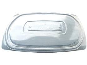 Flachdeckel aus PP transparent, passend zu Menüschale 1-teilig M9000,