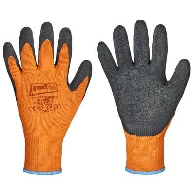Kälteschutzhandschuhe Goodjob®, Eco Winter 0234, orange-schwarz, Grösse L,