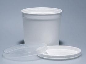 Couvercle blanc en PP, adapté au gobelet en plastique Art. 1214.2122
