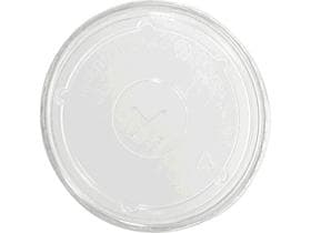 Couvercle plat avec fente transversale, transparent pour Clear Cup Art.No. 41331