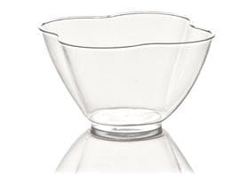 Coppetta da dessert Nuvola, in plastica (PS) trasparente, 200 ml, 88 x 55 mm