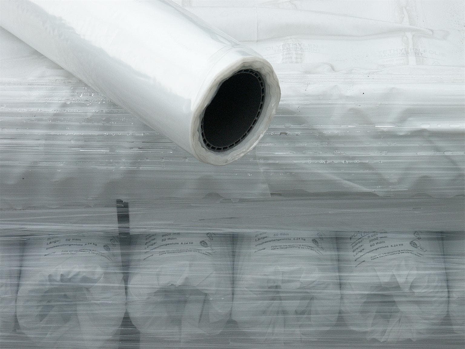 Film da costruzione in LDPE 1500/3000 mm 150 my, lunghezza 50 m, trasparente 1,5M gef