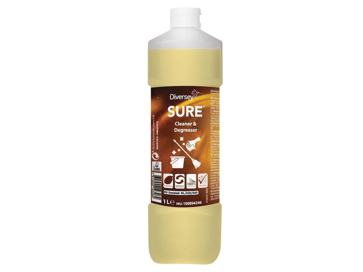 Sgrassatore e detergente per pavimenti Diversey SURE Cleaner & Degreaser