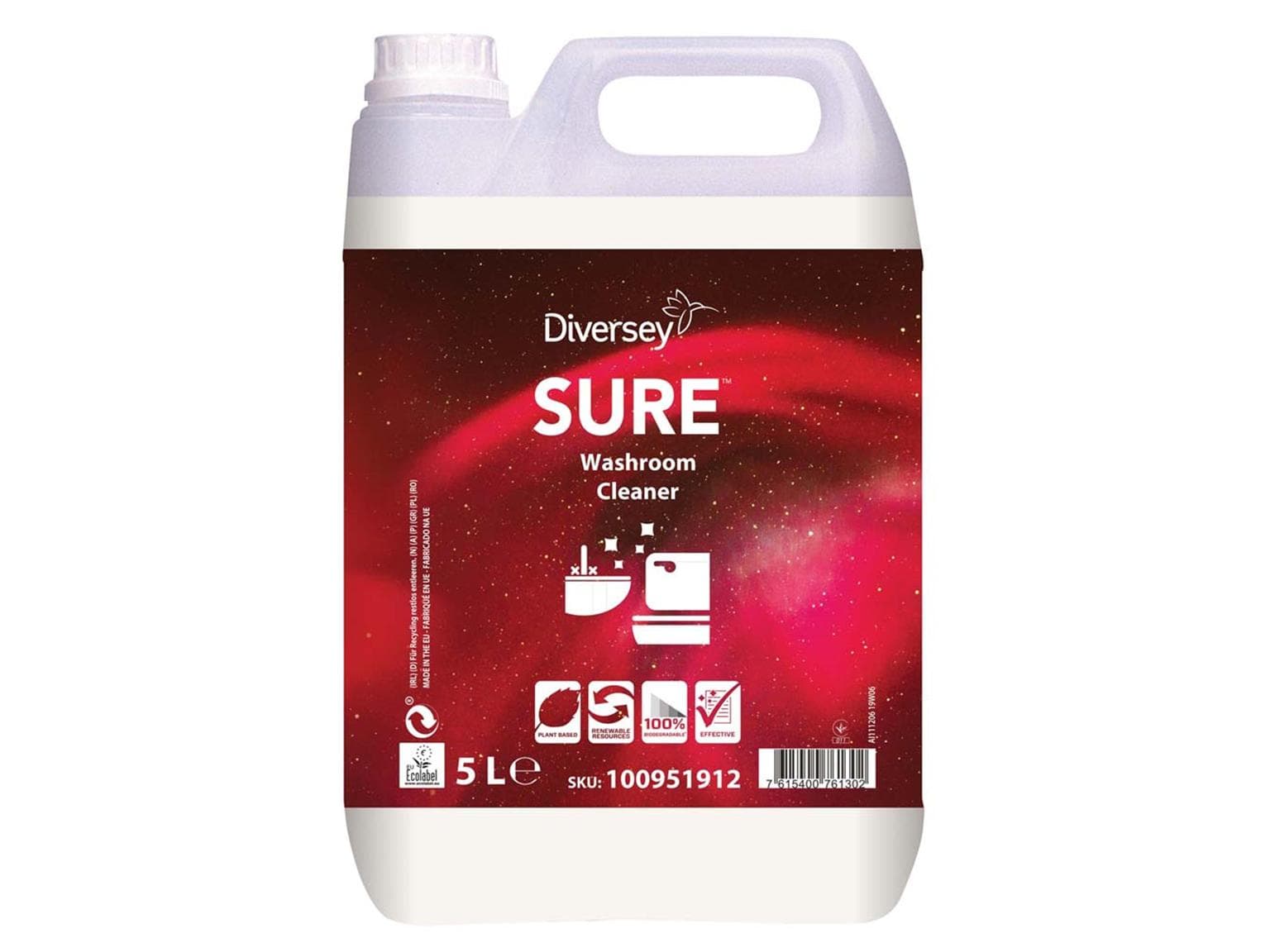 Sanitärreiniger SURE Washroom Cleaner, 2x5 Liter Kanister
