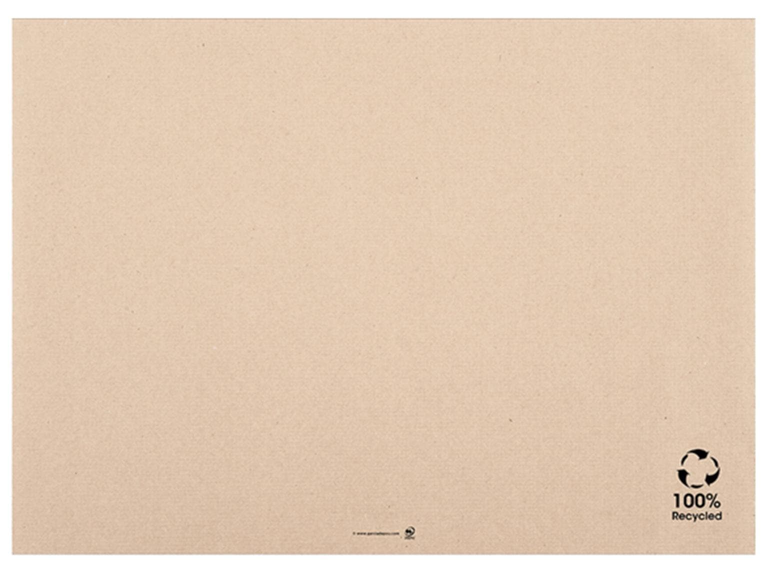 Tovaglietta americana in carta riciclata 48 gm2, 31 x 43 cm, marrone