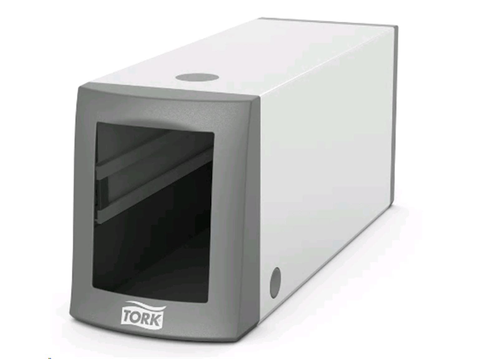 Dispenser da banco Tork Fastfold, plastica color alluminio/nero, dimensioni: